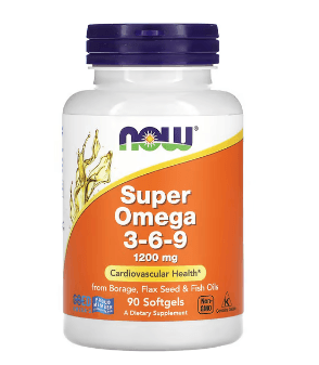 NOW Foods, 슈퍼 오메가3-6-9, 1,200mg, 소프트젤 90정