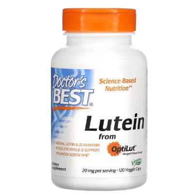 Doctor's Best, OptiLut 루테인, 캡슐당 10mg, 베지 캡슐 120정