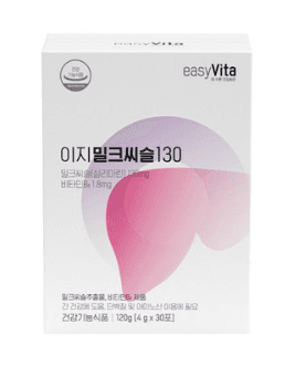 이지비타 이지 밀크씨슬 4g x 30포 실리마린 간건강