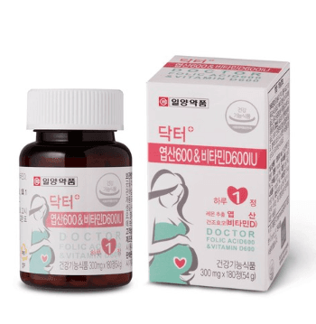 일양약품 닥터플러스 엽산 600 앤 비타민D600