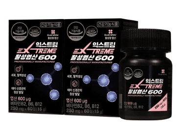 익스트림 활성엽산 600 / 250mg X 60정