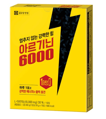 종근당건강 아르기닌6000 15p