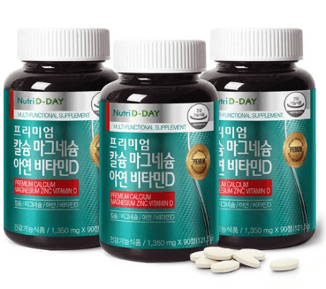 뉴트리디데이 칼슘 마그네슘 아연 비타민D