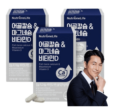 뉴트리원 흡수빠른 어골칼슘 폴리감마글루탐산 칼슘 마그네슘 비타민D 아연 PGA 해조칼슘 프리미엄 뼈건강