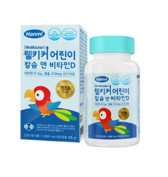 한미 웰키커 어린이 칼슘 앤 비타민D