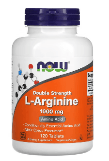 NOW Foods, L-아르기닌, 더블 스트렝스, 1,000mg, 120정
