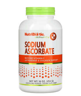 NutriBiotic, Immunity, 아스코르브산 나트륨, 결정질 분말, 454g(16oz)