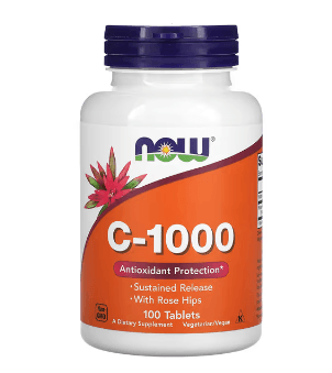 NOW Foods, C-1000, 100정