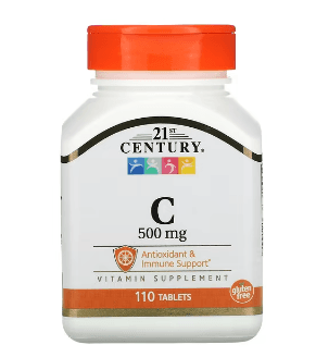 21st Century, C, 500mg, 110정