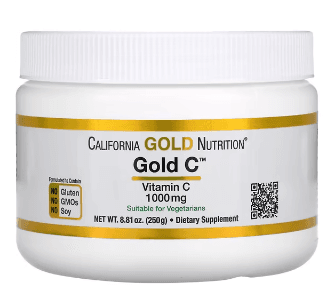California Gold Nutrition, Gold C 파우더, 비타민C, 1,000mg, 250g(8.81oz)